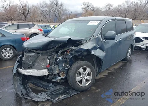 2012 Nissan Quest Sv z USA, uszkodzony, nr VIN JN8AE2KP5C9034709